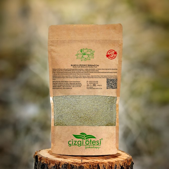 BAMYA ÇİÇEKLİ BİTKİSEL ÇAY                          	Herba Cum Abelmoschi Floribus Teae	130 gr