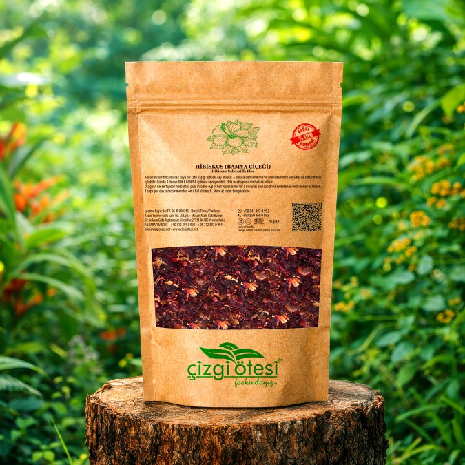 HİBİSKUS (BAMYA ÇİÇEĞİ)	Hibiscus Sabdariffa Flos	70 gr